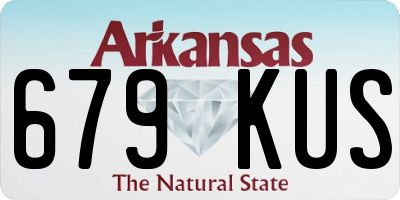 AR license plate 679KUS