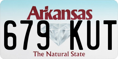 AR license plate 679KUT