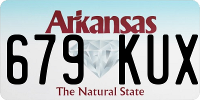 AR license plate 679KUX