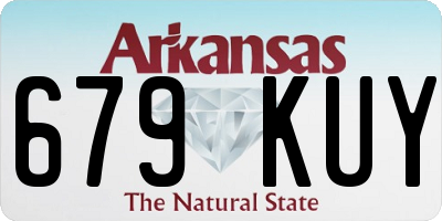 AR license plate 679KUY