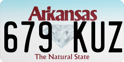 AR license plate 679KUZ