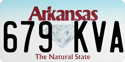 AR license plate 679KVA