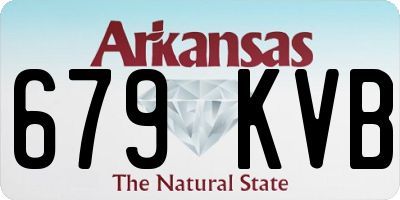 AR license plate 679KVB