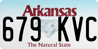 AR license plate 679KVC