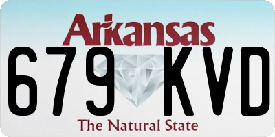 AR license plate 679KVD