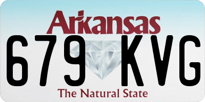 AR license plate 679KVG