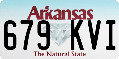 AR license plate 679KVI