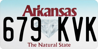AR license plate 679KVK