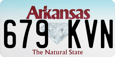 AR license plate 679KVN