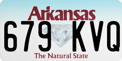 AR license plate 679KVQ
