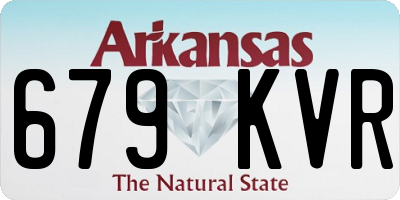 AR license plate 679KVR