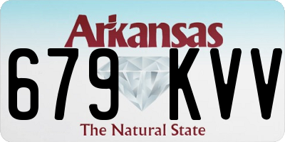 AR license plate 679KVV