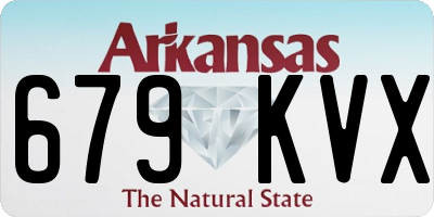 AR license plate 679KVX