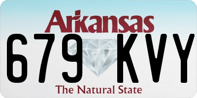 AR license plate 679KVY