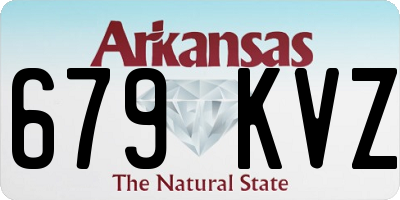 AR license plate 679KVZ