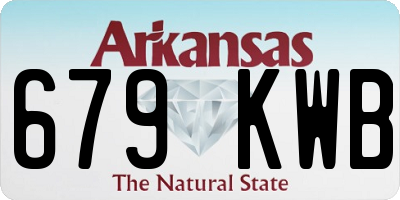 AR license plate 679KWB