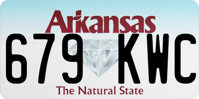 AR license plate 679KWC