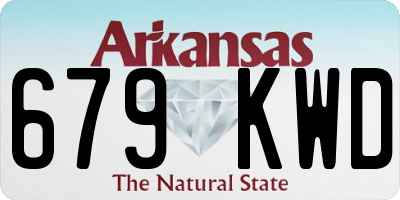 AR license plate 679KWD