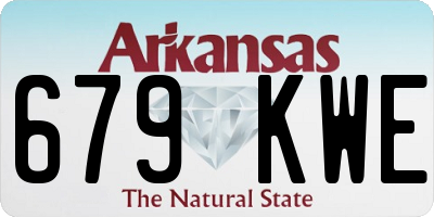 AR license plate 679KWE
