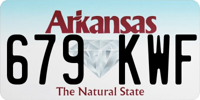 AR license plate 679KWF