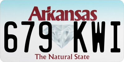 AR license plate 679KWI