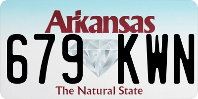 AR license plate 679KWN