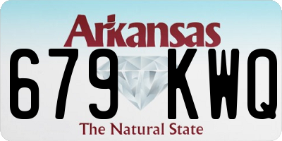AR license plate 679KWQ