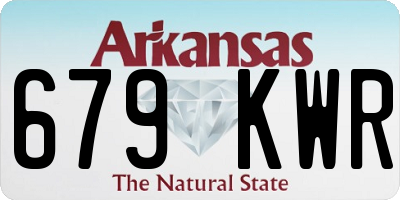 AR license plate 679KWR