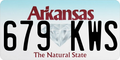 AR license plate 679KWS
