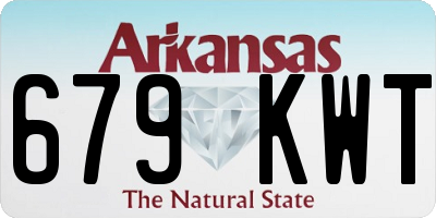 AR license plate 679KWT
