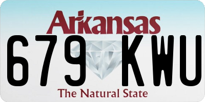 AR license plate 679KWU