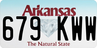AR license plate 679KWW