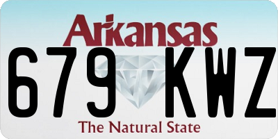 AR license plate 679KWZ