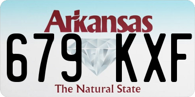 AR license plate 679KXF