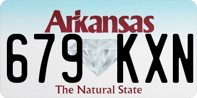 AR license plate 679KXN