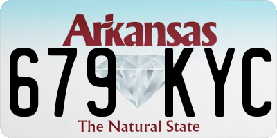 AR license plate 679KYC