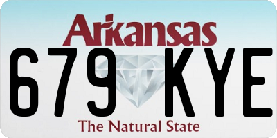 AR license plate 679KYE