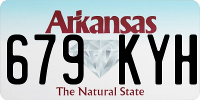 AR license plate 679KYH