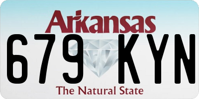 AR license plate 679KYN