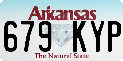 AR license plate 679KYP