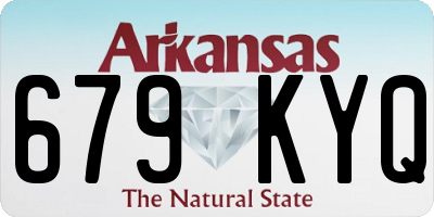 AR license plate 679KYQ
