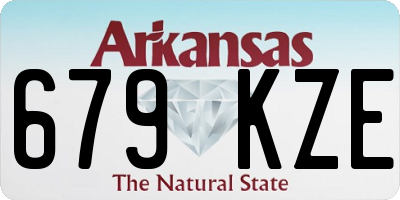 AR license plate 679KZE