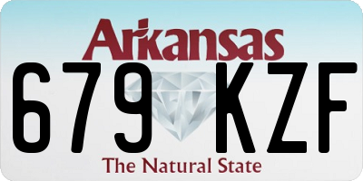 AR license plate 679KZF