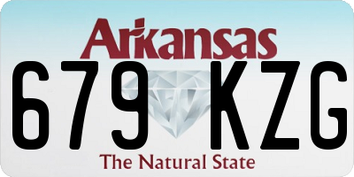 AR license plate 679KZG