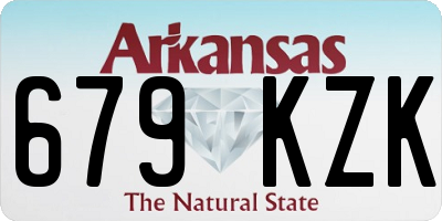 AR license plate 679KZK