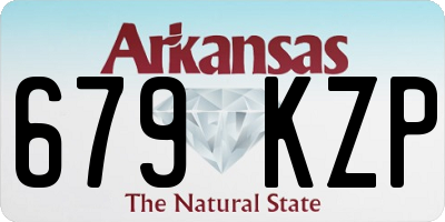 AR license plate 679KZP