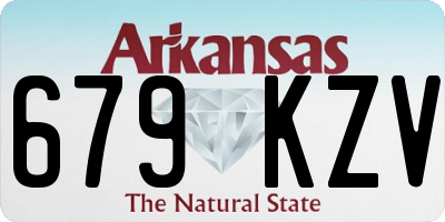 AR license plate 679KZV