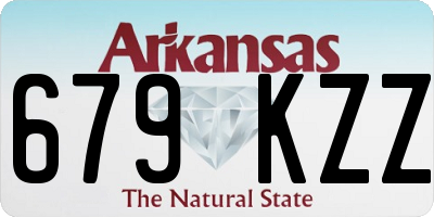 AR license plate 679KZZ
