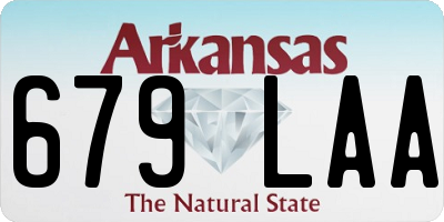 AR license plate 679LAA