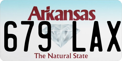 AR license plate 679LAX